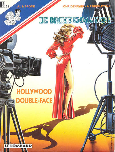 Cover for De Brokkenmakers (Le Lombard, 1977 series) #21 - Hollywood double-face