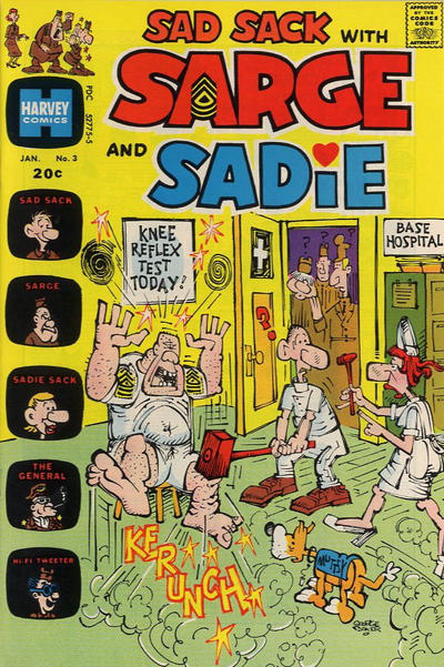 Cover for Sad Sack with Sarge and Sadie (Harvey, 1972 series) #3