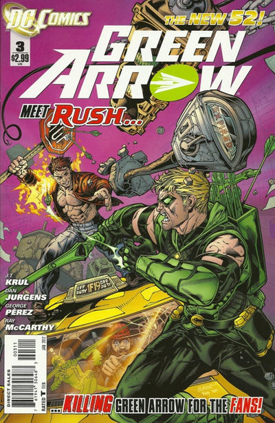 Cover for Green Arrow (DC, 2011 series) #3