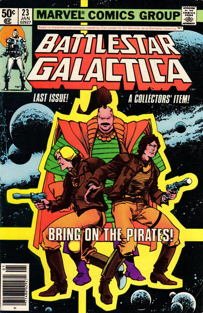 Cover for Battlestar Galactica (Marvel, 1979 series) #23 [Newsstand]