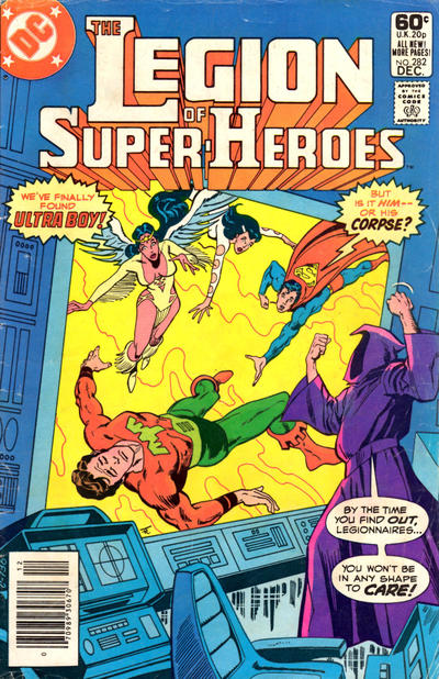 Cover for The Legion of Super-Heroes (DC, 1980 series) #282 [Newsstand]