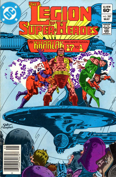 Cover for The Legion of Super-Heroes (DC, 1980 series) #287 [Newsstand]