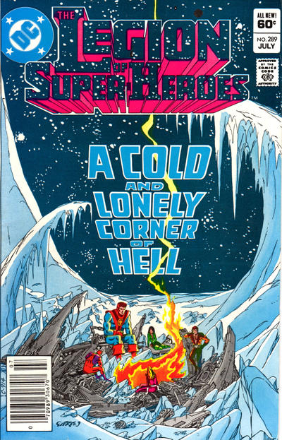 Cover for The Legion of Super-Heroes (DC, 1980 series) #289 [Newsstand]