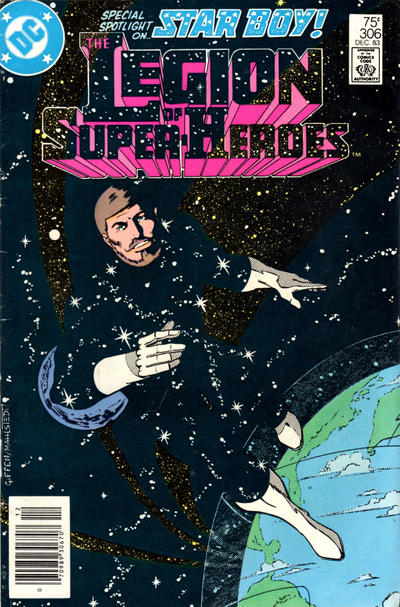 Cover for The Legion of Super-Heroes (DC, 1980 series) #306 [Newsstand]