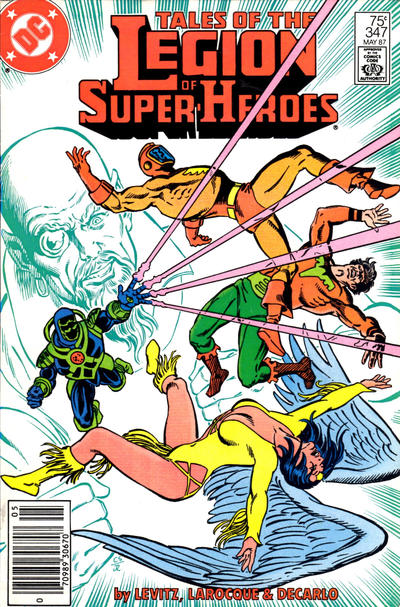 Cover for Tales of the Legion of Super-Heroes (DC, 1984 series) #347 [Newsstand]
