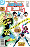Cover for Batman and the Outsiders (DC, 1983 series) #20 [Newsstand]