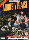 Cover for Modesty Blaise (Hjemmet / Egmont, 1998 series) #24 - Sjørøverens skatt [Reutsendelse bc 382 13]