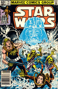 Cover Thumbnail for Star Wars (Marvel, 1977 series) #74 [Newsstand]
