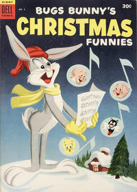Cover Thumbnail for Bugs Bunny's Christmas Funnies (Dell, 1950 series) #5 [Canadian]