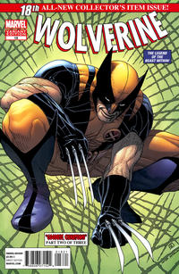Cover for Wolverine (Marvel, 2010 series) #18 [Marvel Comics 50th Anniversary Variant Cover]