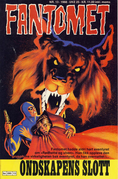 Cover for Fantomet (Semic, 1976 series) #13/1988