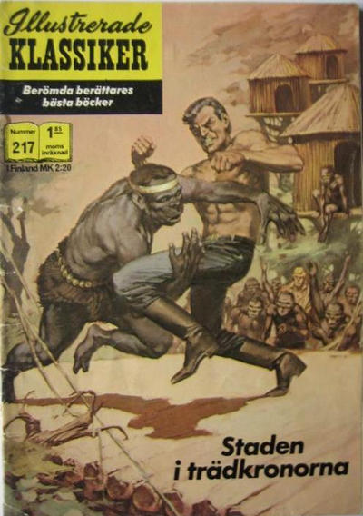 Cover for Illustrerade klassiker (Williams Förlags AB, 1965 series) #217 - Staden i trädkronorna