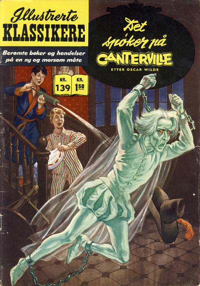 Cover for Illustrerte Klassikere [Classics Illustrated] (Illustrerte Klassikere / Williams Forlag, 1957 series) #139 - Det spøker på Canterville