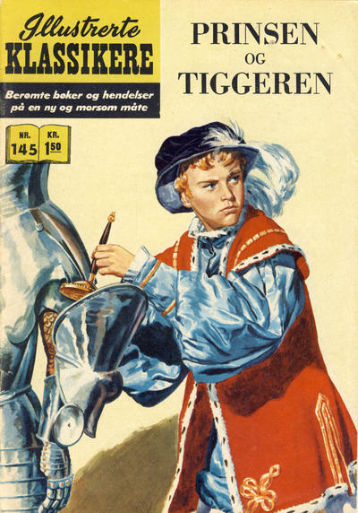 Cover for Illustrerte Klassikere [Classics Illustrated] (Illustrerte Klassikere / Williams Forlag, 1957 series) #145 - Prinsen og tiggeren