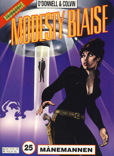 Cover for Modesty Blaise (Hjemmet / Egmont, 1998 series) #25 - Månemannen [Reutsendelse bc 512 10]
