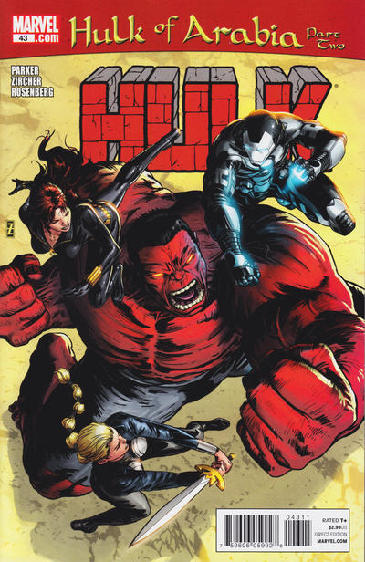Cover for Hulk (Marvel, 2008 series) #43
