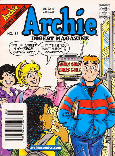 Cover for Archie Comics Digest (Archie, 1973 series) #185