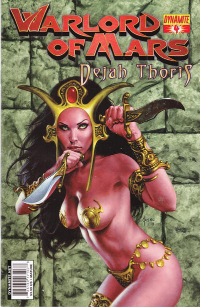 Cover for Warlord of Mars: Dejah Thoris (Dynamite Entertainment, 2011 series) #4 [Cover B - Joe Jusko Cover]