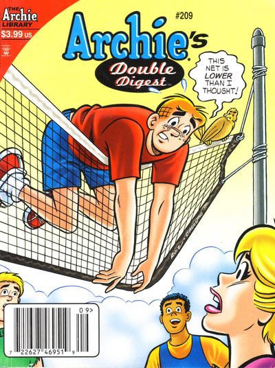 Cover for Archie's Double Digest Magazine (Archie, 1984 series) #209 [Newsstand]