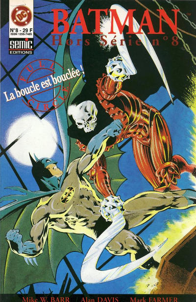 Cover for Batman Hors Série (Semic S.A., 1995 series) #8 - Full circle - La boucle est bouclée !