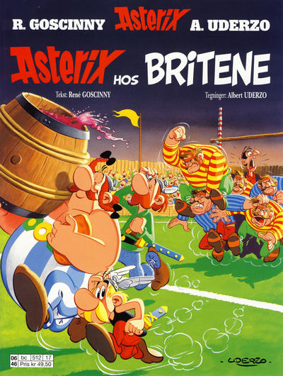 Cover for Asterix (Hjemmet / Egmont, 1969 series) #5 - Asterix hos britene [11. opplag]