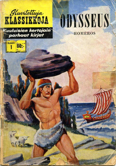 Cover for Kuvitettuja Klassikkoja (Kuvajulkaisut, 1956 series) #1 - Odysseus