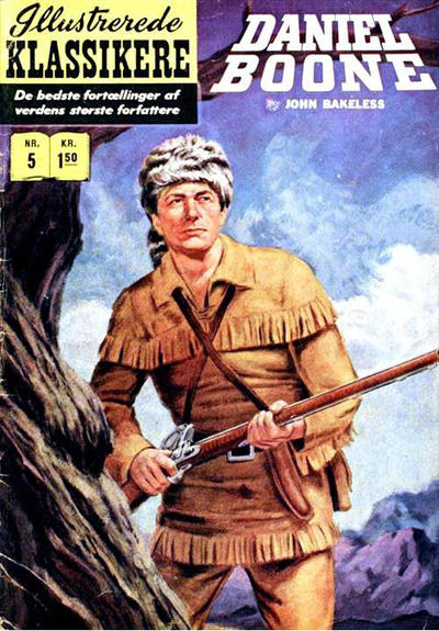Cover for Illustrerede Klassikere (I.K. [Illustrerede klassikere], 1956 series) #5 - Daniel Boone
