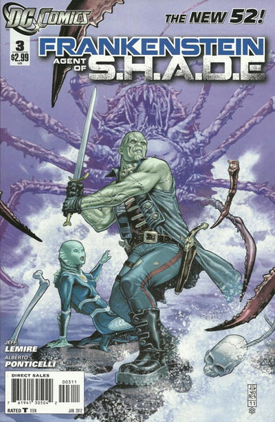 Cover for Frankenstein, Agent of S.H.A.D.E. (DC, 2011 series) #3