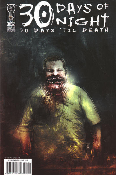 Cover for 30 Days of Night: 30 Days 'Til Death (IDW, 2008 series) #2 [Retailer Incentive Cover]