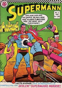 Cover Thumbnail for Supermann (Serieforlaget / Se-Bladene / Stabenfeldt, 1966 series) #2/1967