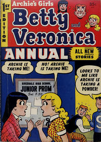 Cover for Archie's Girls, Betty and Veronica Annual (Archie, 1953 series) #1 [Canadian]