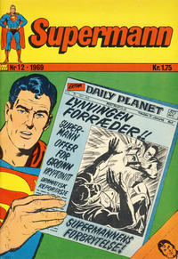 Cover Thumbnail for Supermann (Illustrerte Klassikere / Williams Forlag, 1969 series) #12/1969