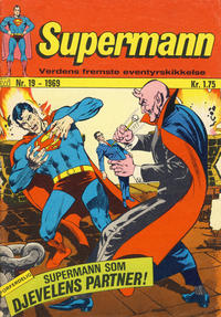 Cover Thumbnail for Supermann (Illustrerte Klassikere / Williams Forlag, 1969 series) #19/1969