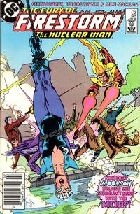 Cover for The Fury of Firestorm (DC, 1982 series) #49 [Newsstand]