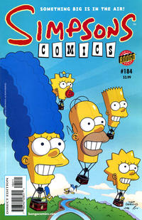 Cover for Simpsons Comics (Bongo, 1993 series) #184