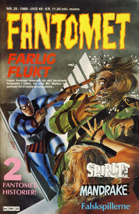 Cover for Fantomet (Semic, 1976 series) #25/1988