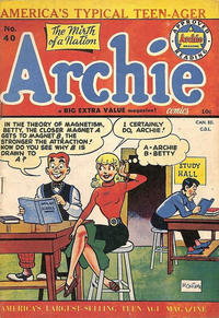Cover Thumbnail for Archie Comics (Bell Features, 1948 series) #40