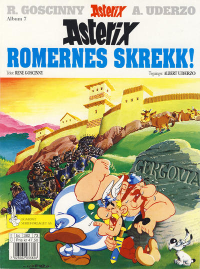 Cover for Asterix (Hjemmet / Egmont, 1969 series) #7 - Romernes skrekk! [10. opplag]