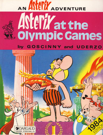 Cover for Asterix (Dargaud International Publishing, 1984 ? series) #[12] - Asterix at the Olympic Games [1984 printing]