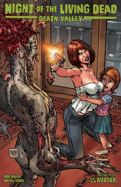 Cover for Night of the Living Dead: Death Valley (Avatar Press, 2011 series) #4 [Gore]