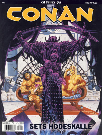 Cover for Conan album (Bladkompaniet / Schibsted, 1992 series) #62 - Sets hodeskalle