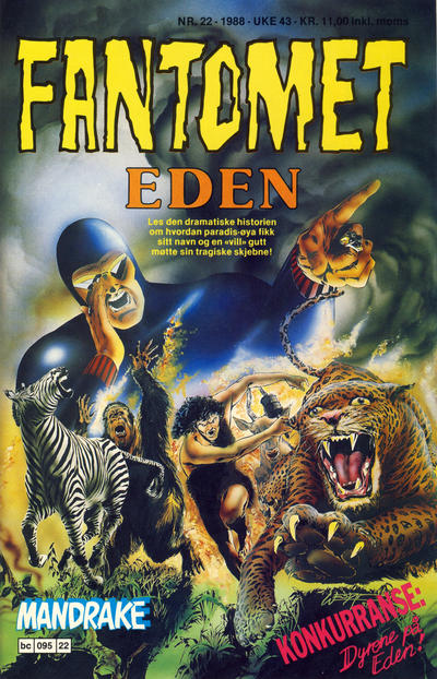 Cover for Fantomet (Semic, 1976 series) #22/1988