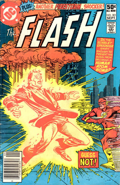 Cover for The Flash (DC, 1959 series) #301 [Newsstand]