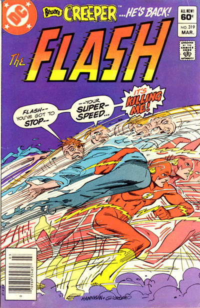Cover for The Flash (DC, 1959 series) #319 [Newsstand]