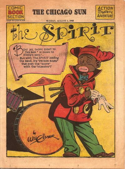 Cover for The Spirit (Register and Tribune Syndicate, 1940 series) #8/1/1943