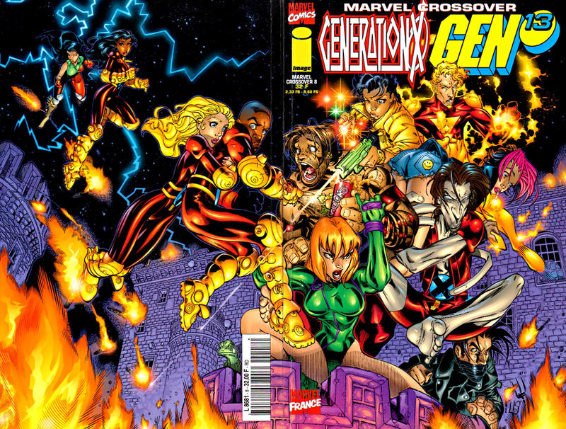Cover for Marvel Crossover (Panini France, 1997 series) #8 - Generation X/Gen13