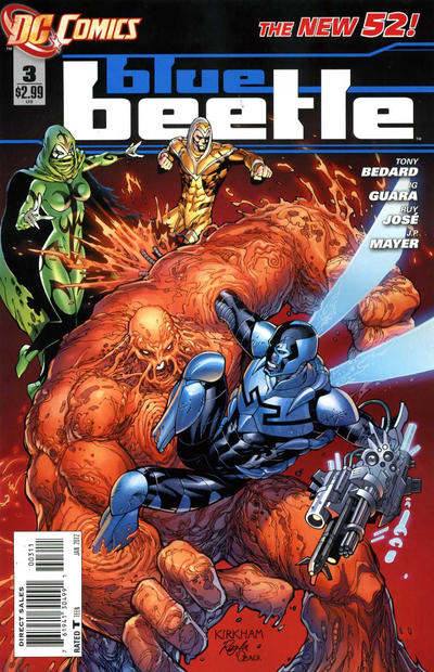 Cover for Blue Beetle (DC, 2011 series) #3