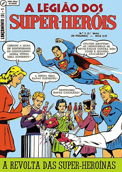 Cover for Lançamento (2ª Série) [A Legião dos Super-Heróis] (Editora Brasil-América [EBAL], 1968 series) #1