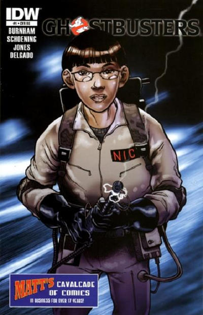 Cover for Ghostbusters (IDW, 2011 series) #1 [Matt's Cavalcade of Comics Variant]
