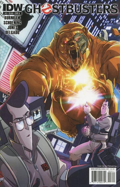 Cover for Ghostbusters (IDW, 2011 series) #3 [Cover A]